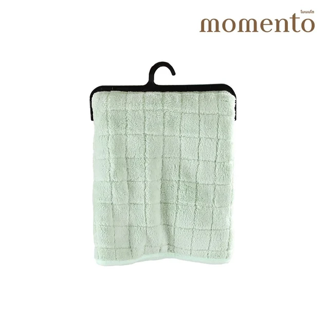 MOMENTO CORAL TOWEL GREEN 15X30 INCH