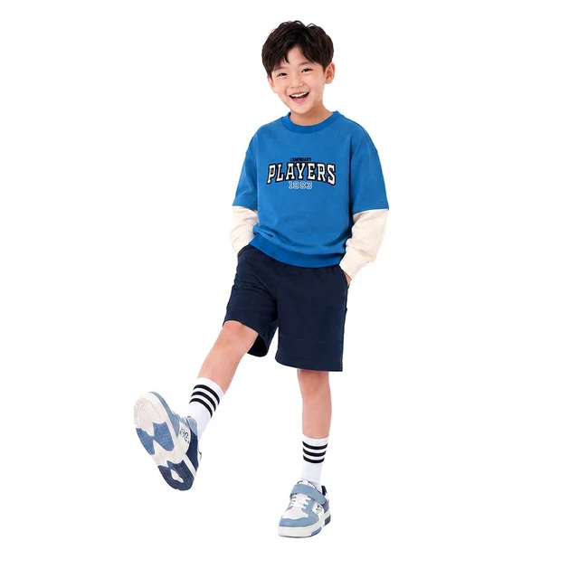 MESTYLE LONG SLEEVE PREPPY SPORT BLUE SIZE 9