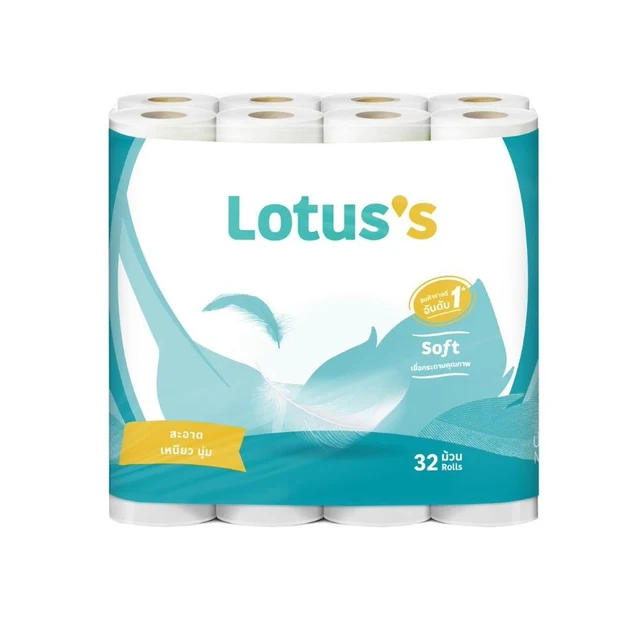 LOTUSS SOFT TOILET TISSUE 32ROLLS