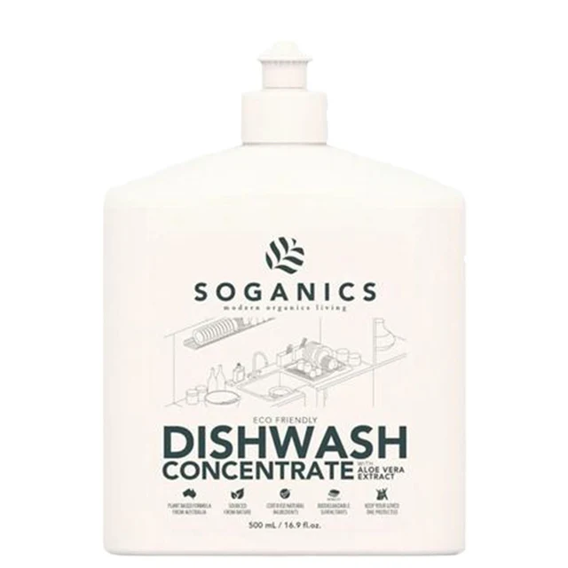 SOGANICS DISHWASH LIQUID ALOEVERA 500ML