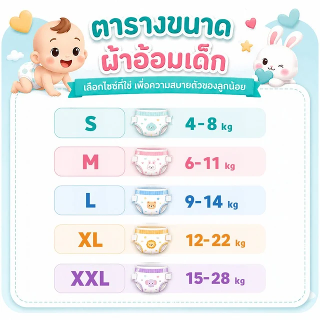 เมอร์รี่ส์ชนิดกางเกง ไซส์ XXL 24ชิ้น