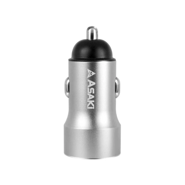 ASAKI CAR CHARGER USB-A 2 PORTS