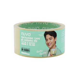 NUVOเทปโอพีพีสีใส48MMX45Yม้วนเดี่ยว