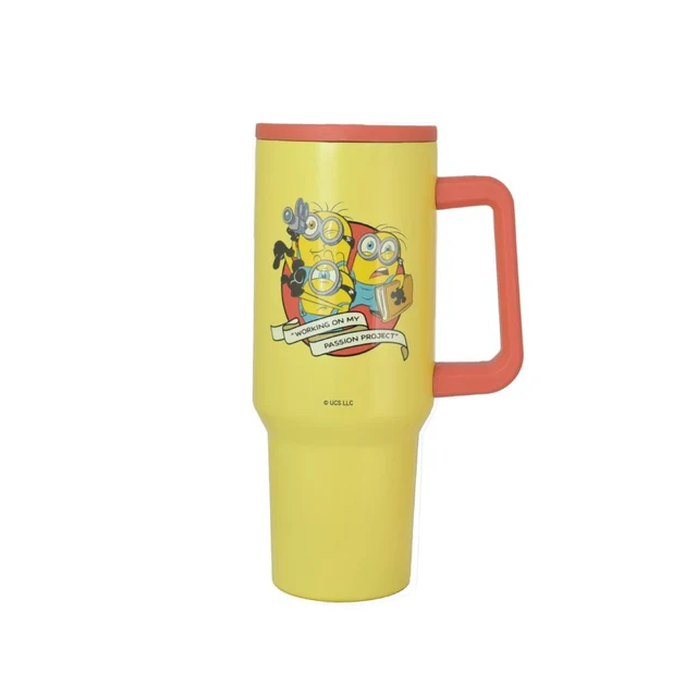 STAINLESS TUMBLER MINIONS ORANGE 1200 ML