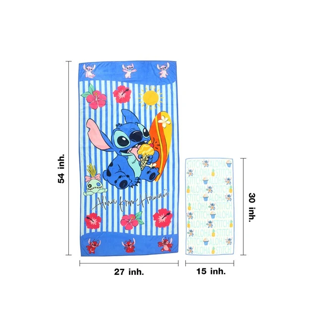 MOMENTO TOWEL SET STITCH 27X54 + 15X30 INCH