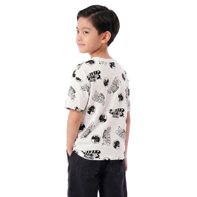 MESTYLE UNIVERSAL เสื้อลาย MINIONS สีขาว ไซซ์ 5