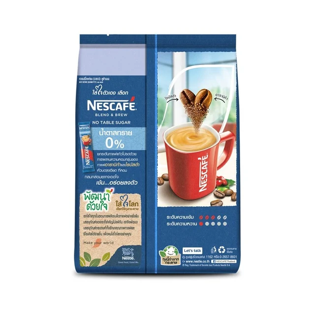 เนสกาแฟเบลนด์แอนดบรูไม่มีน้ำตาล12.2กX27ซ