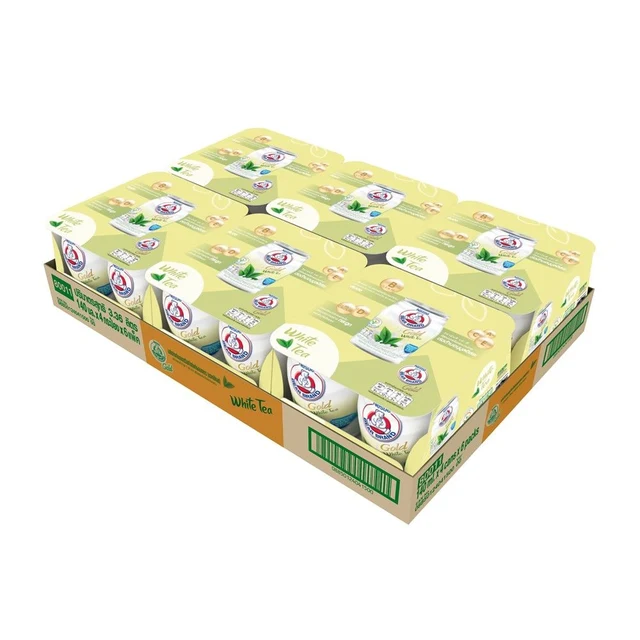 BEAR BRAND GOLD STERILIZED MILK WHITE TEA 140 ML PACK 24