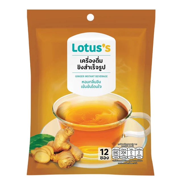 LOTUSS INSTANR GINGER 18GX12 STICKS
