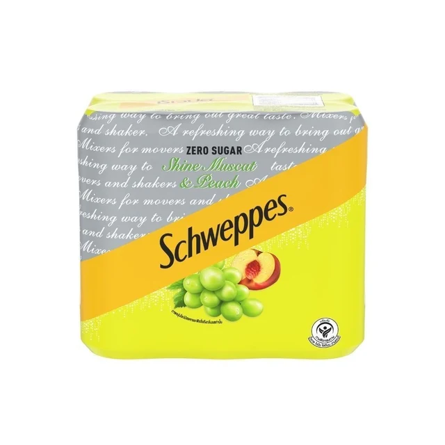 SCHWEPPES SHINE MUSCAT PEACH 330 ML PAKC 6