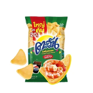 ตะวัน ข้าวเกรียบรสกุ้งกรอบ 67 กรัม
