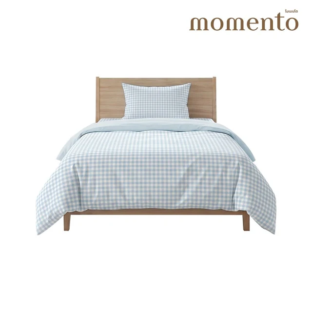 MOMENTO COOLING BED SET BLUE 3.5 FT+DUVET 60X80 INCH