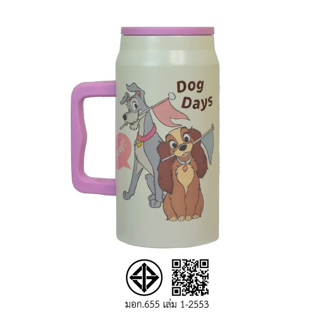LOTUSS DISNEY LADY TRAMP STAINLESS TUMBLER 1500 ML