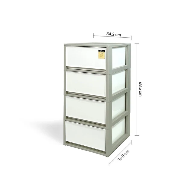 DKW MODULAR DRAWER 4 TIRES SIZE 34.2X36.5X68.5 CM.