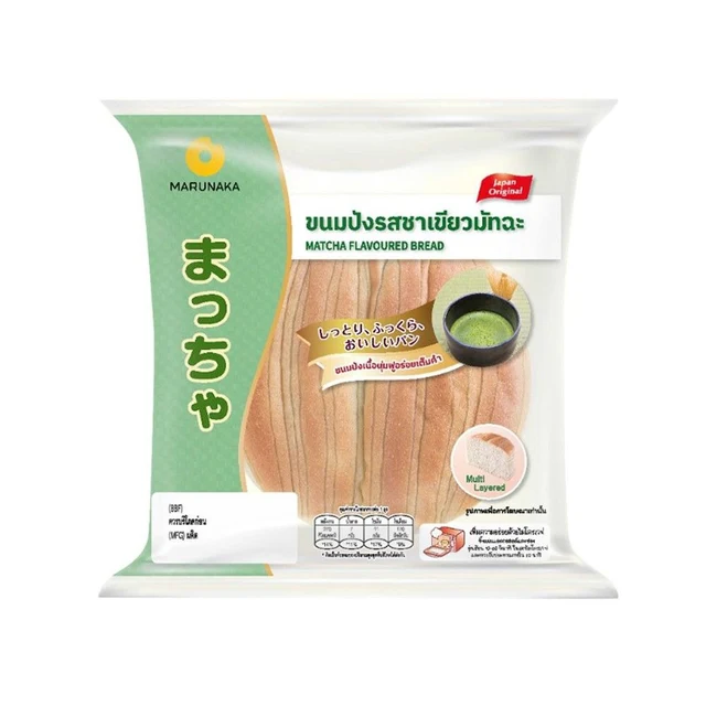 MARUNAKA MATCHA FLAVOURED BREAD 75 G