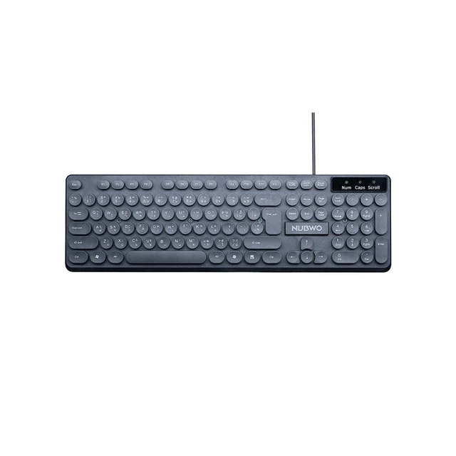 NUBWO KEYBOARD MOUSE USB MODEL NKM637 BLACK