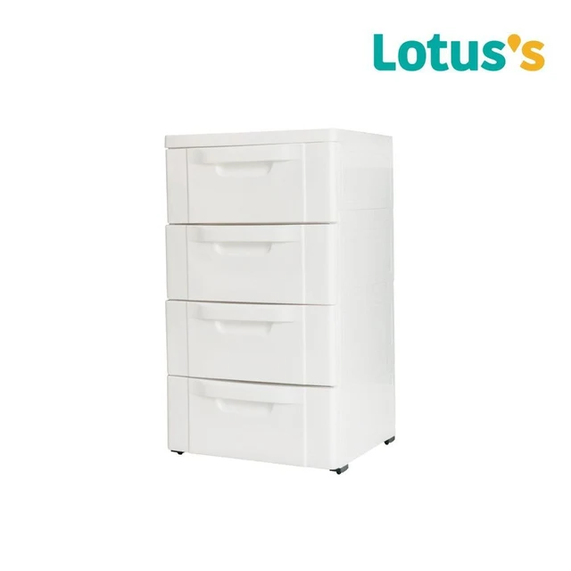 LOTUSS HOME CABINET WHITE 4 LAYER#1600