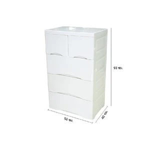 LOTUSS WHITE CABINET 4 SHELVES WX2