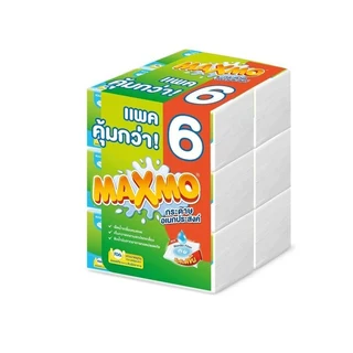 MAXMO INTERFOLD TOWEL 85SHEETS PACK6