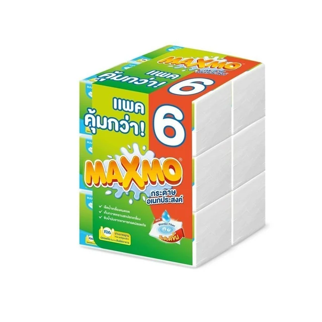MAXMO INTERFOLD TOWEL 85SHEETS PACK6
