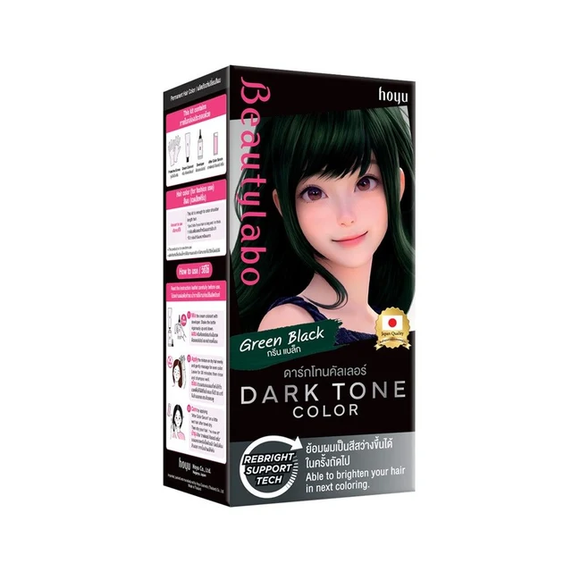 BEAUTYLABO DARK TONE GREEN BLACK 180 ML