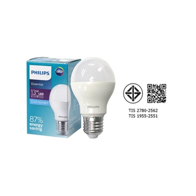 PHILIPSหลอดLED เอสเซนเชียล 13W แสงขาว