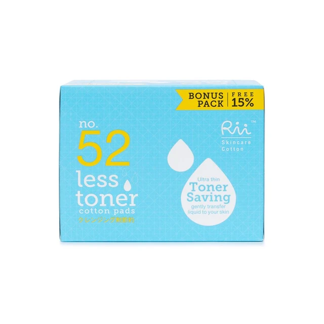 ริอิ52 สำลีแผ่นรุ่นเลสโทนเนอร์120แผ่น