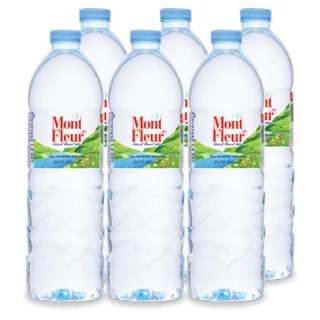 MONT FLEUR MINERAL WATER 1000 ML. PACK 6