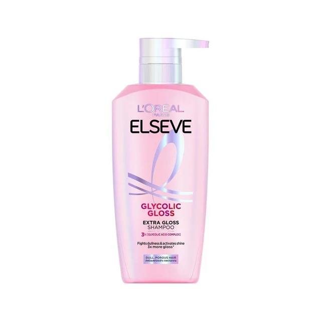 LOREAL ELSEVE GLYCOLIC GLOSS SHAMPOO 400 ML