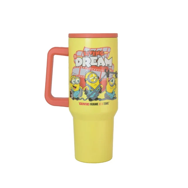STAINLESS TUMBLER MINIONS ORANGE 1200 ML