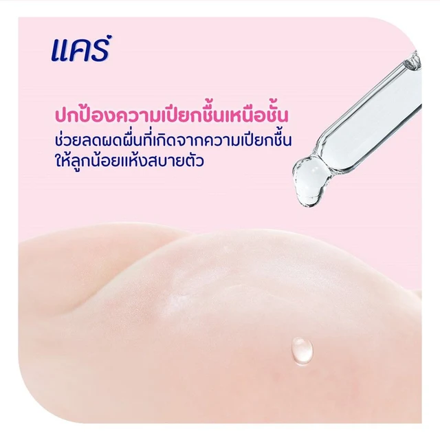 แคร์แป้งเด็กชมพู 350ก.X2