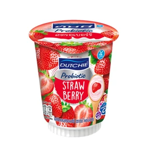 DUTCHIE YOGHURT STRAW BERRY 125 G