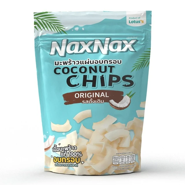 NAXNAX COCONUT CHIPS ORIGINAL 40G.