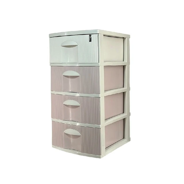 DRAWER SENN PINK 4 TIER