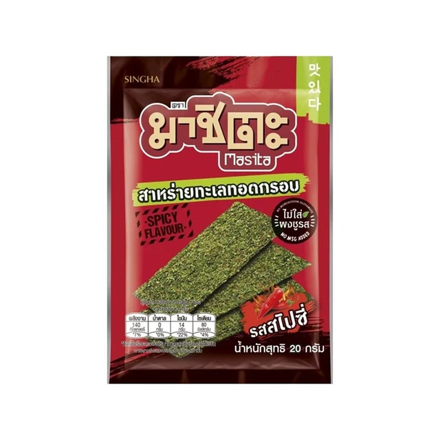 MASITA SEAWEED SPICY 20 G.