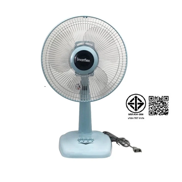 IMARFLEX DESK FAN 12 INCH #IF-165(ASSORTED)