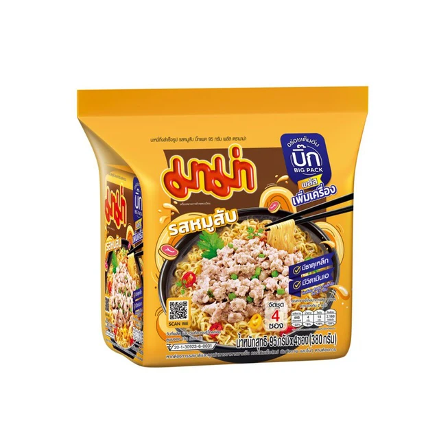 MAMA BIG PACK PLUS PORK 95G.X4