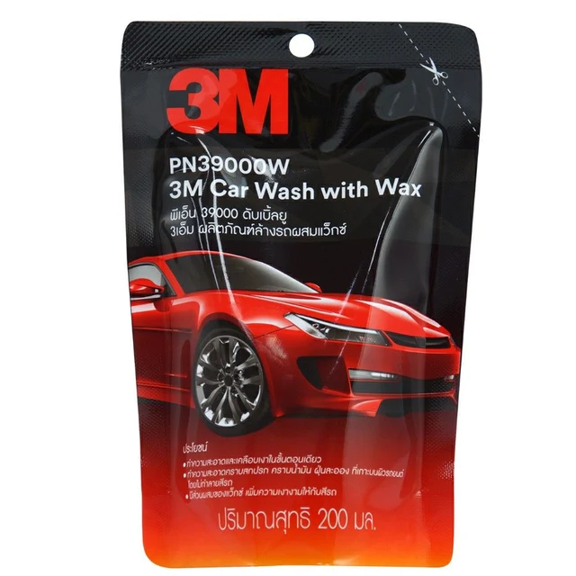 3M CAR SHAMPOO WITH WAX 200 ML