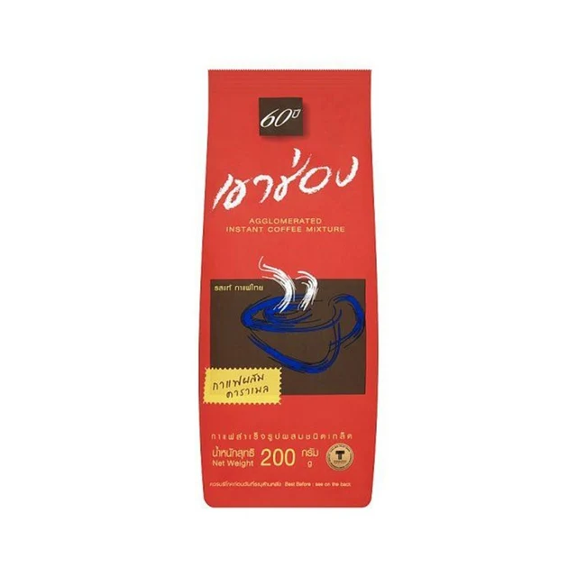 เขาช่องกาแฟสำเร็จรูปเกล็ดผสมคาราเมล200ก.