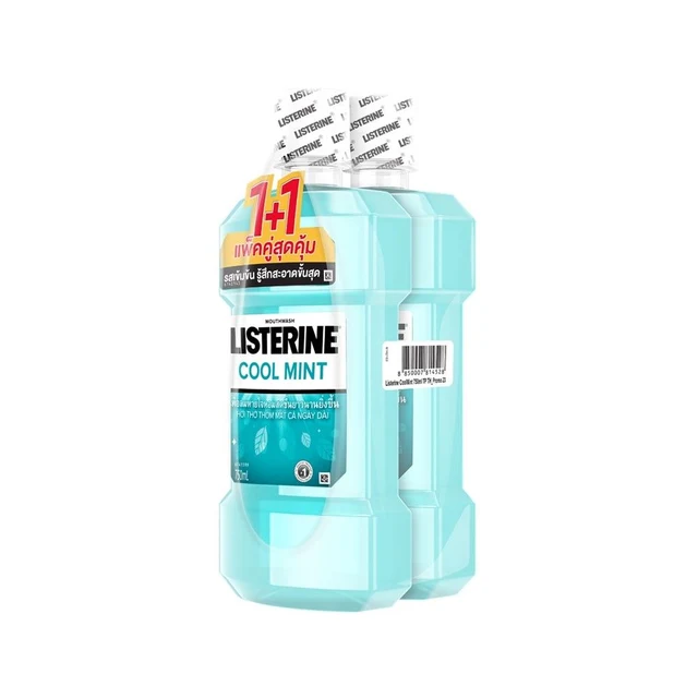 LISTERINE COOLMINT 750ML TWIN PACK
