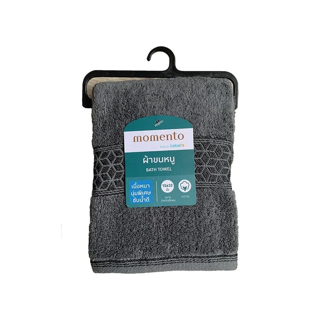 MOMENTO PREMIUM HAND TOWEL GREY 15X32