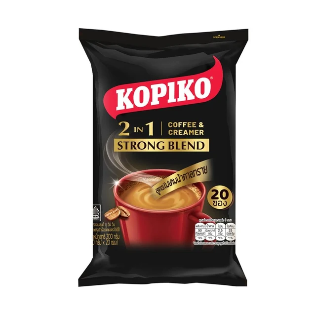 โกปิโก้ สตรอง เบลนด์ กาแฟ 2อิน1 10 กรัม แพ็ค 20 ซอง