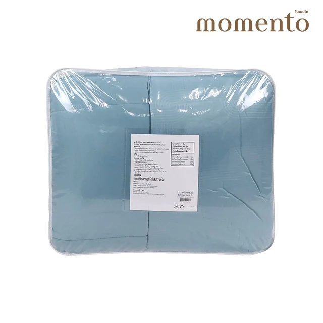 MOMENTO BED SET MICRO SATIN GREEN 6 FT+COMFORTER 90X100 INCH