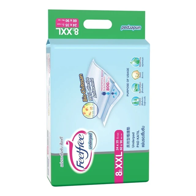 FEELFREE UNDERPAD BIG SHEET XXL 8 PCS.