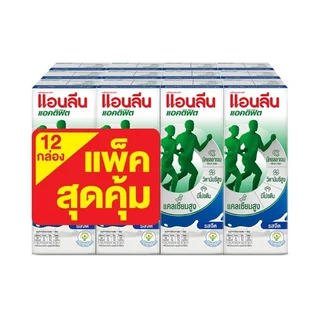 แอนลีนแอคติฟิต นมยูเอชทีรสจืด 180 มล. แพ็ค 12