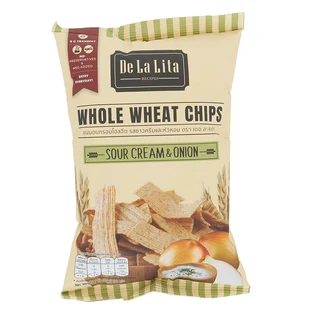 DE LA LITA WHOLE WHEAT CHIPS SOUR CREAM 30 G.