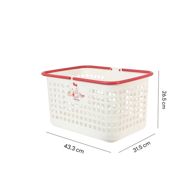 MOMENTO MULTIPURPOSE BASKET WITH HANDLE HELLO KITTY