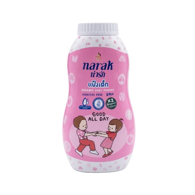 น่ารัก แป้งเด็ก ออร์แกนิก กู๊ดออลเดย์ 150 กรัม