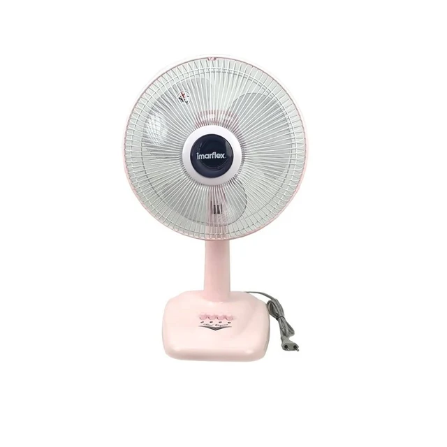 IMARFLEX DESK FAN 12 INCH #IF-165(ASSORTED)
