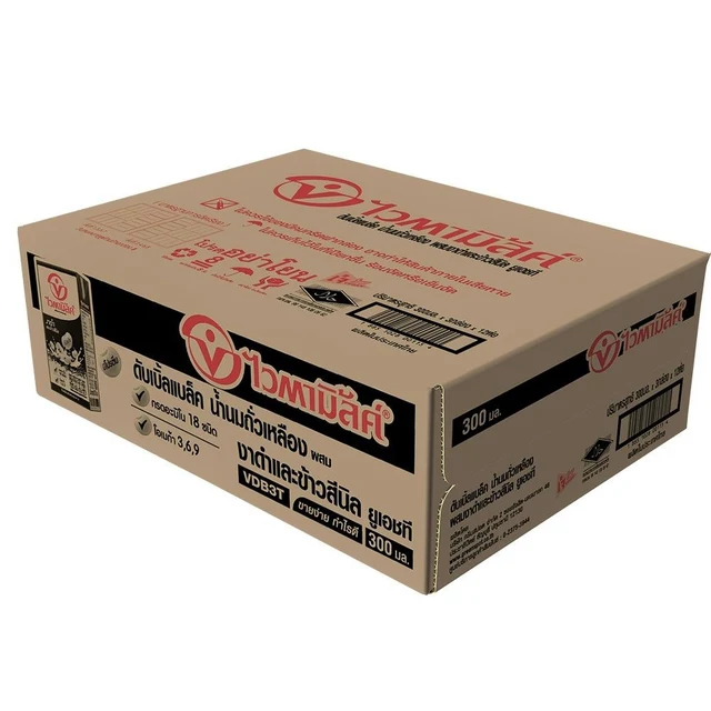 VITAMILK UHT SOY MILK DOUBLE BLACK SESAME 300 ML PACK 36